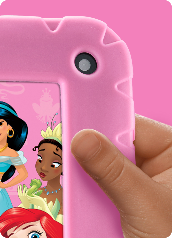 Case de silicone no Tablet Princesas.