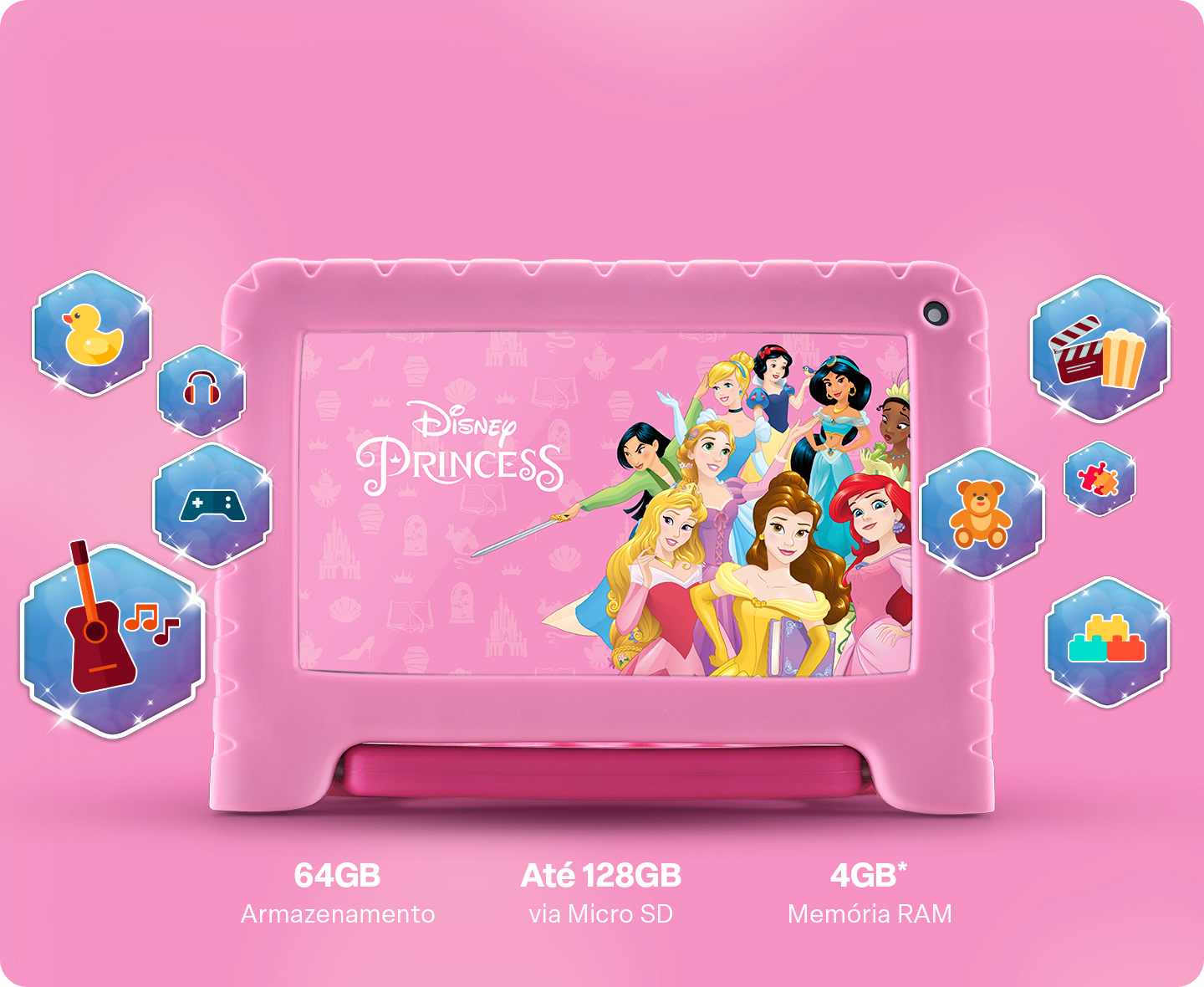 Banner do Tablet Princesas.